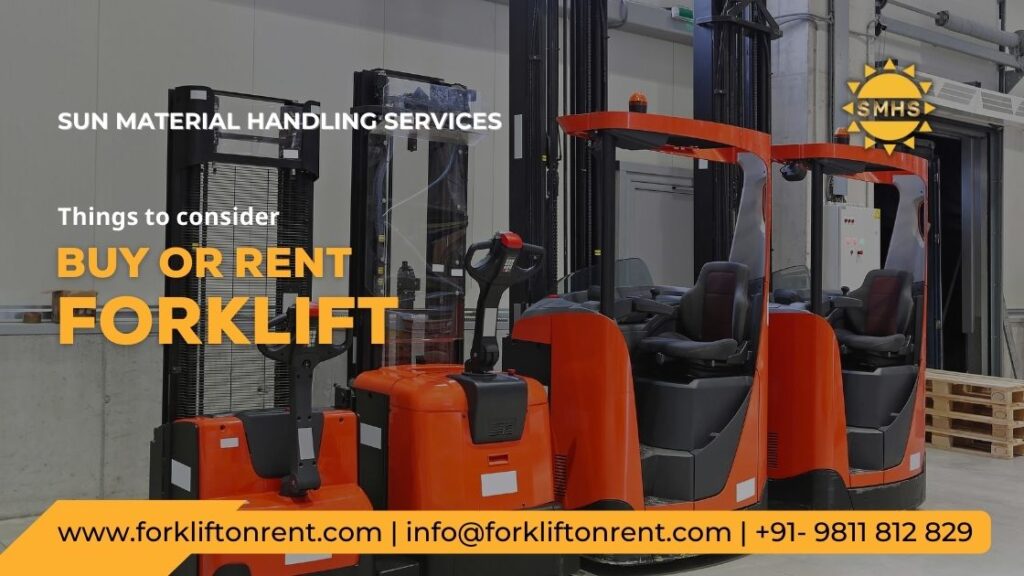 Detailed post about the benefits of renting a forklift before buying.